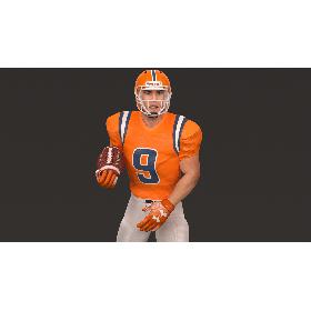 3D American Football Player 2020 V6 Rigged